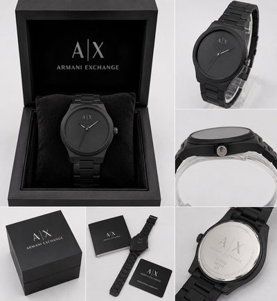 A|X Armani Exchange Black Watch