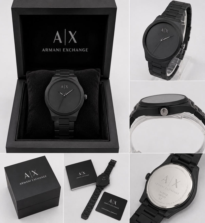 A|X Armani Exchange Black Watch