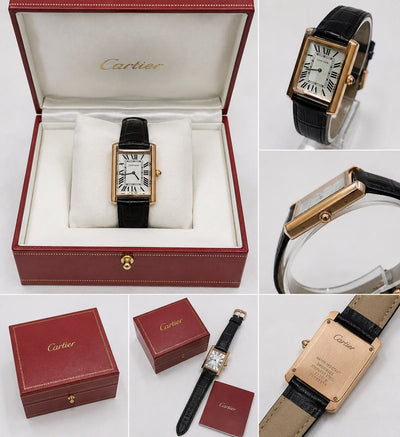 Cartier Tank Leather Watch