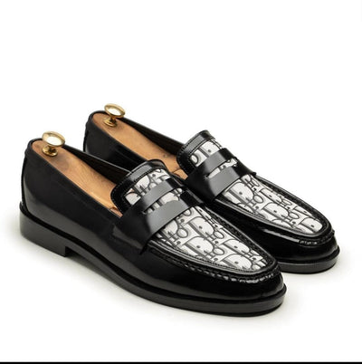 LV Formal Black Loafers